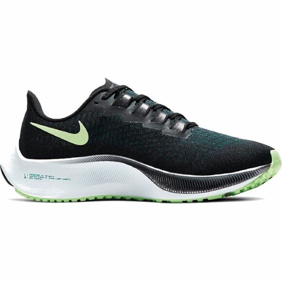 NEW NIKE Air Zoom Pegasus 37 Black Green Eggplant trim 9.5 US 41 EUR - Picture 4 of 10